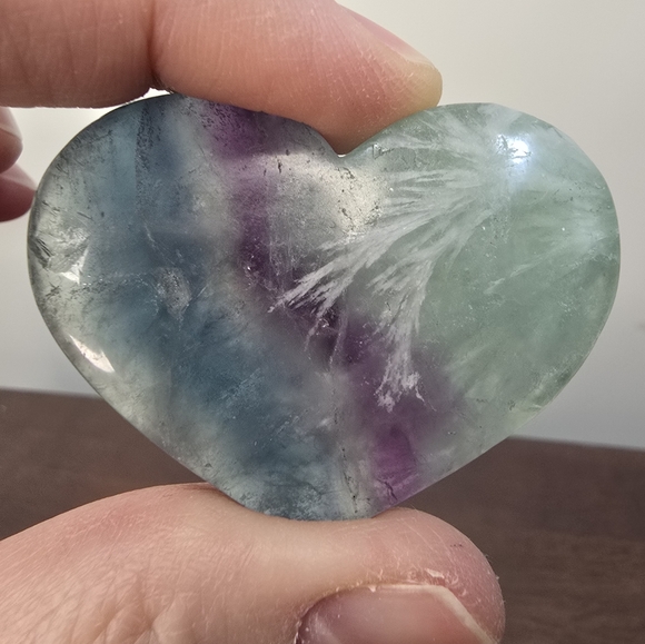 Fluorite Crystal Heart - Picture 8 of 13